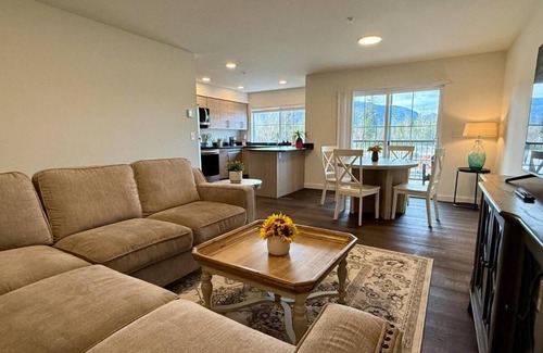 Sandpoint Condo | Homestead Village - Two Bedroom Condo Balcony