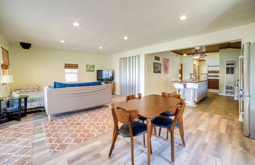Alto Cottage | Inviting Lakefront Retreat with Boat Dock and Fire Pit