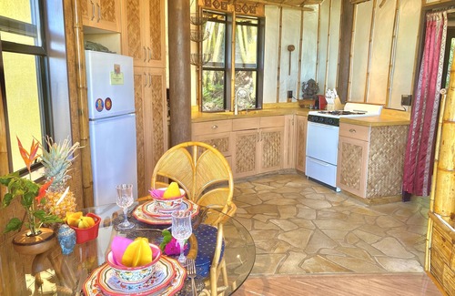Haiku Cottage | Romantic Bamboo Temple with Ocean Views at Maui Eco Retreat