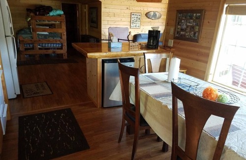 Outing Cabin | Romantic Lake Roosevelt Cabin with Scenic Views & Amenities