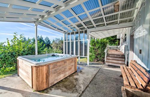 Brinnon House | Idyllic Hood Canal Home with Olympic NP Access & Ocean View