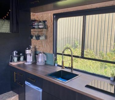 Ashbourne Apartment | Cozy Horse Truck Tiny Home with Relaxing Hot Tub