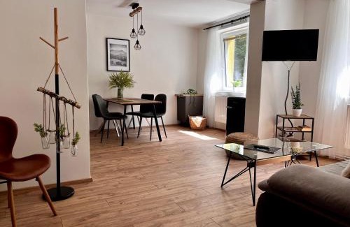 Jesenik Apartment | Discover Black & White Apartments in Scenic Jeseník