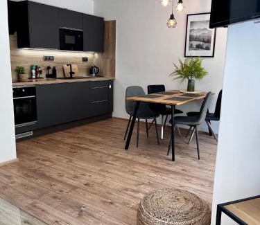 Jesenik Apartment | Discover Black & White Apartments in Scenic Jeseník
