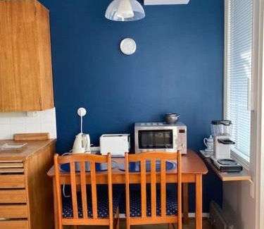 Vaasa Apartment | Prime Vaasa Location with Balcony and City Hall Views