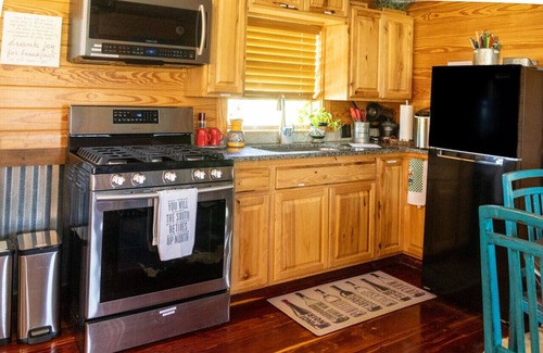 Lometa Cabin | Experience Andi's Cabin at Red Bluff Guest Ranch - Rated 10/10