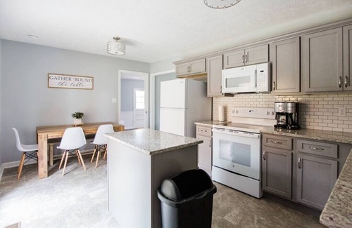 Fayetteville House | HOT TUB, Fenced in Yard, Pet Friendly, Game room
