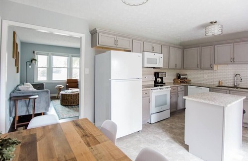 Fayetteville House | HOT TUB, Fenced in Yard, Pet Friendly, Game room