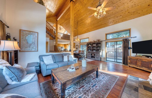 Truckee House | Hot Tub, Forest Views & Tahoe Donner Access | Alpenglow Chalet by AvantStay