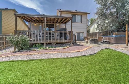 Security-Widefield House | Relaxing Retreat with Hot Tub & Pet-Friendly Comfort