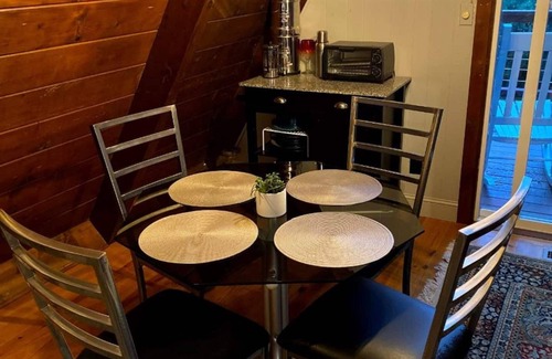 Wolf Laurel Cabin | Cozy A-Frame Cabin with Hot Tub Near Ski Resort