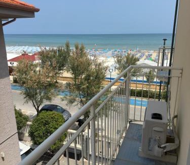 Senigallia Hotel | Beachfront Getaway at Hotel B&B Sole with Ocean Views