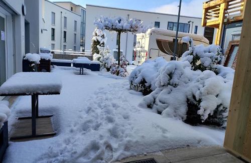 Waggershausen Hotel | Discover Hotel Gästehaus Stock: Scenic Waterfall Retreat