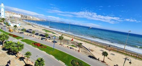 Fnideq Hotel | Cozy Hotel La Corniche Fnideq with Oceanfront Dining