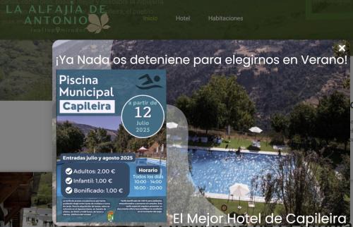 Capileira Hotel | Discover Hotel Rural Alfajía de Antonio: Rated 9.6/10 Stay