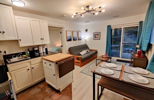 Montavilla House | Private Purple Apartment - Family-Friendly Retreat Awaits
