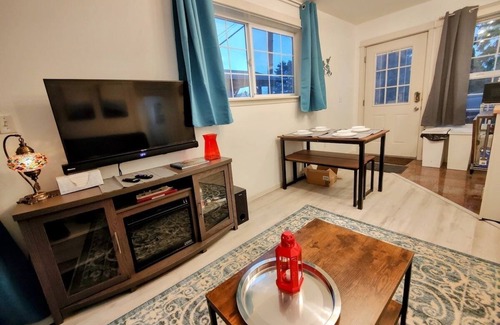 Montavilla House | Private Purple Apartment - Family-Friendly Retreat Awaits
