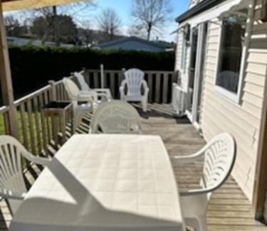 Houlgate Resort | Houlgate-420- Mobilhome cosy 3 chambres 6 personnes Camping 5 étoiles