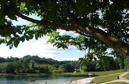 Saint-Jory-las-Bloux Villa | house fenced and wooded green Perigord overlooking castle