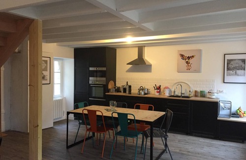 Groix House | Central Getaway: Family-Friendly Home with Kitchen Access
