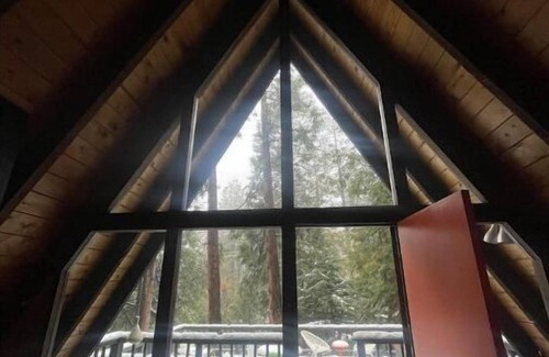 Fern Valley Cabin | Woodsy Retro A-Frame Cabin with Hot Tub & Family-Friendly Perks