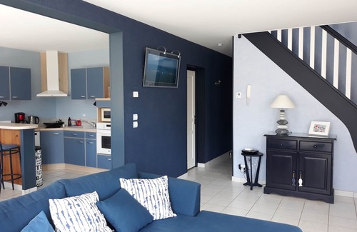 Portbail House | Cozy House Near the Sea with Oceanfront Views
