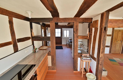 Erlenbach bei Dahn House | House of comfort; biologically renovated half-timbered building with a modern ambience