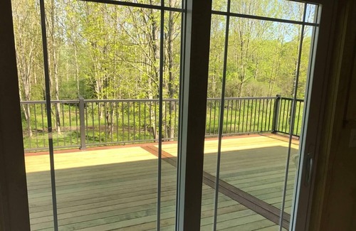 Phoenix House | House on 22 acres of woods, trails, lawn, and ponds. On NYS Snowmobile Trail.