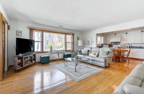 Paw Paw Lake House | Inviting Watervliet Lake House with Private Dock & Spa