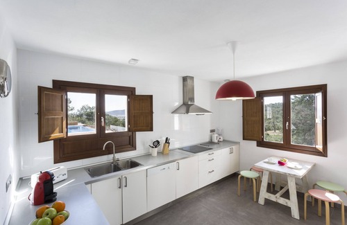 Sant Josep de sa Talaia House | Serene House with Ocean View and Private Pool Retreat