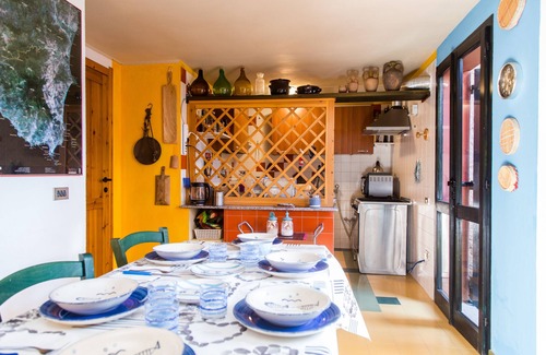 Porto Sa Ruxi House | Tranquil House with Garden and Spectacular Ocean View