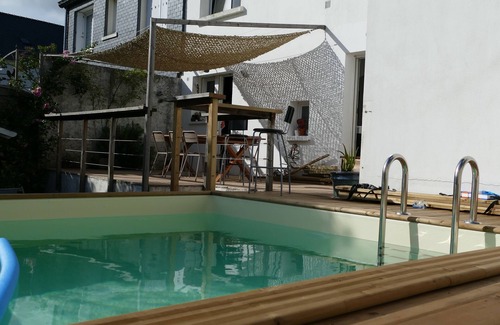 Vannes House | Relaxing Home with Heated Pool Near Port and Town Center