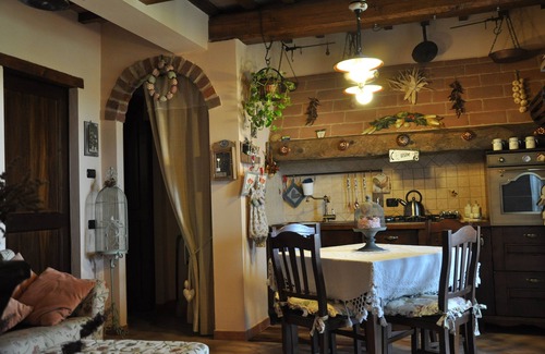 Castiglione del Lago Apartment | Tranquil House with Garden in Stone Farmhouse Retreat
