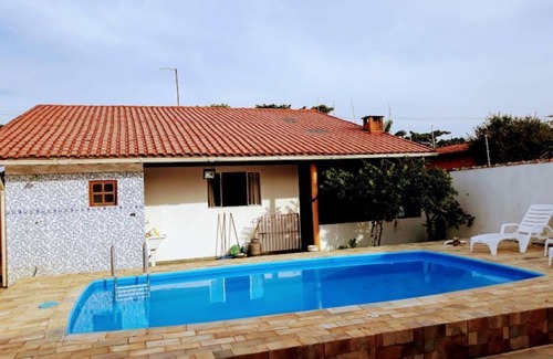 Cibratel II House | Oceanfront Beach House with Pool in Itanhaem for Families