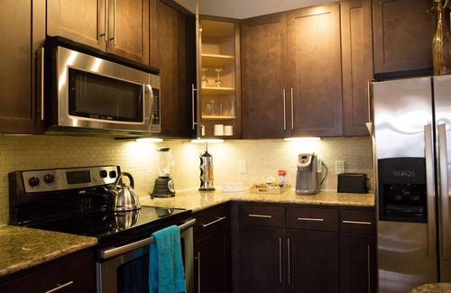 Texas Medical Center Apartment | Modern Houston Apartment with Pool View & High Guest Rating