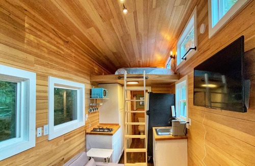 Benton Apartment | Experience Howard's Pond: Cozy Tiny Home by Ocoee River