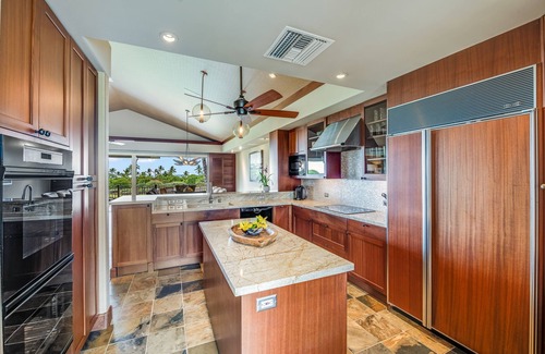 Kaupulehu Villa | Unforgettable Hualalai Ocean View Villa with Golf Carts