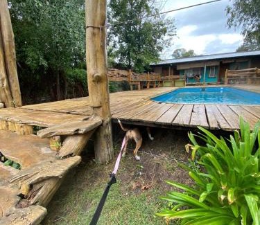 San Miguel del Monte House | Huecubu Suites: Pet-Friendly Retreat with Pool and Kitchen