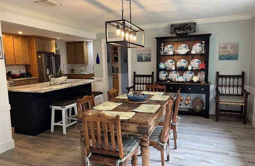 Crystal Shores House | Spacious 6 Bedroom Gulf Retreat with Heated Pool & Dock
