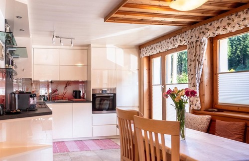 Oberaurach Apartment | Spacious Chalet Apartment with Sauna, Steps to Ski Bus
