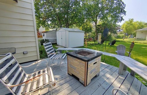 Manistee House | Historic Retreat with Ocean View, Steps from the Beach
