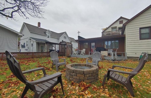 Manistee House | Historic Retreat with Ocean View, Steps from the Beach