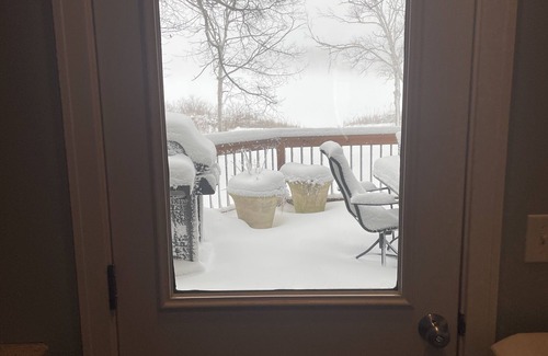 Manistee House | Ideal Bar Lake Retreat with Spa and Ocean View Amenities