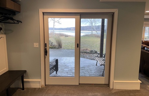 Manistee House | Ideal Bar Lake Retreat with Spa and Ocean View Amenities