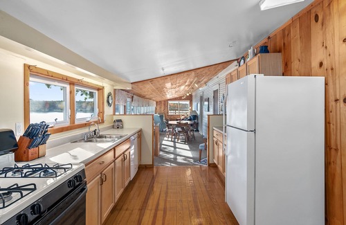Newaygo House | Spacious Lake House Retreat with Beach & Fire Pit