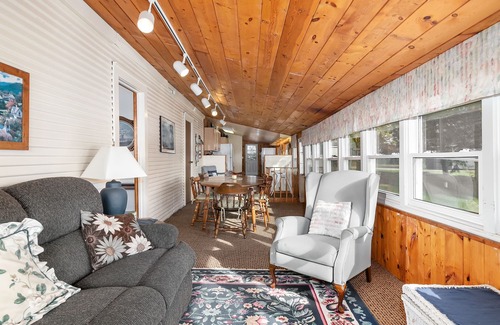 Newaygo House | Spacious Lake House Retreat with Beach & Fire Pit