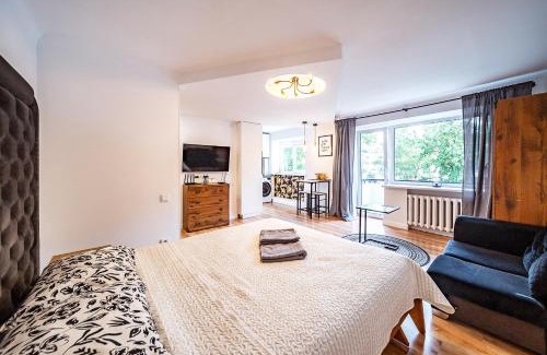 Siauliai City Center Apartment | Cozy Hugo Apartment: Pet & Child Friendly Stay Awaits