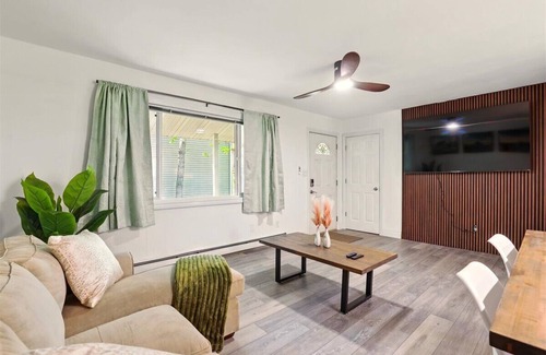 University Area House | Hugs In The Dusk - 2 Beds 1 Bath unit—one side of a duplex in Midtown Anchorage.