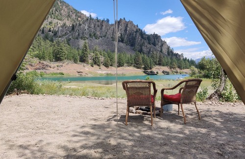 Glacier Country Cabin | Experience Glamping at Hunter's Glade Near Quinn’s Hot Springs