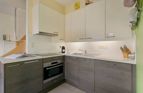 Westende Apartment | Modern Duplex Apartment Steps from Westende Beach